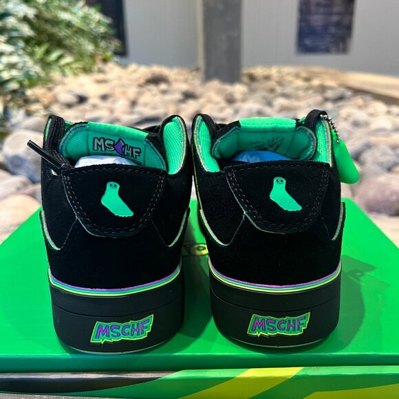 NIB MSCHF's Gobstomper Sour Edition 009-SE Black Lime Green Size W6.5/M5 - Picture 9 of 10
